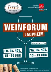 Tickets für Weinforum Laupheim Samstag 05.11 am 05.11.2022 - Karten kaufen